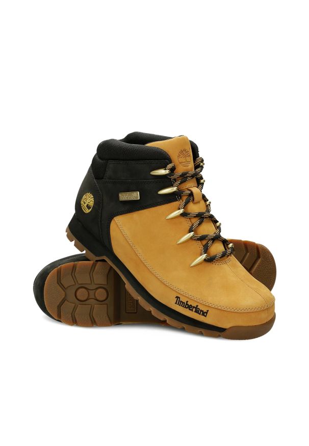 Timberland Euro Sprint Hiker Buty outdoorowe męskie. Zapięcie: sznurówki. Kolor: brązowy. Materiał: nubuk, guma. Szerokość cholewki: normalna. Styl: elegancki, street, klasyczny