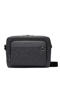 TOMMY HILFIGER - Tommy Hilfiger Saszetka Th Flag Computer Bag AM0AM14428 Szary. Kolor: szary. Materiał: skóra #4