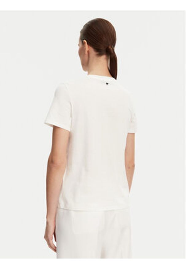 Weekend Max Mara T-Shirt Teiera 2515971052 Biały Regular Fit. Kolor: biały. Materiał: bawełna