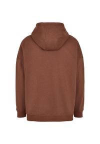 BUILD YOUR BRAND - Bluza Z Kapturem Dla Dorosłych Unisex CutOn. Typ kołnierza: kaptur. Kolor: brązowy