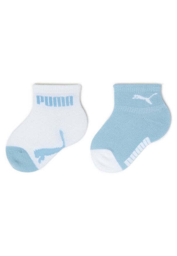 Puma Zestaw 2 par wysokich skarpet dziecięcych Baby Mini Cats Lifestyle Sock 2P 935478 Kolorowy. Materiał: materiał, bawełna. Wzór: kolorowy