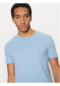 Tommy Jeans T-Shirt Jaspe DM0DM20363 Błękitny Slim Fit. Kolor: niebieski. Materiał: syntetyk, bawełna #3