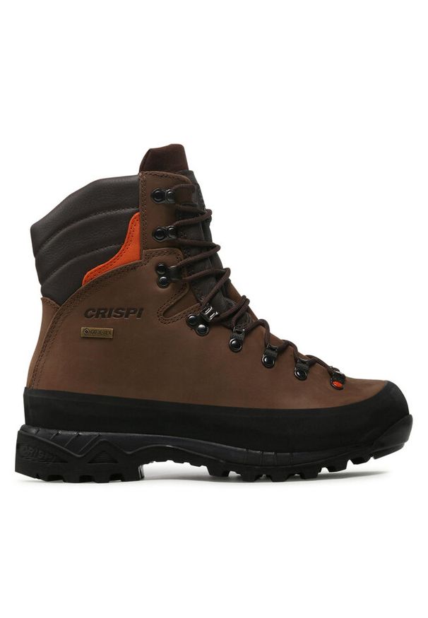Trekkingi Crispi. Kolor: brązowy. Technologia: Gore-Tex. Sport: turystyka piesza