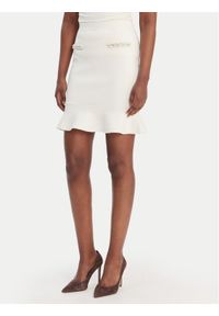 Guess Spódnica mini W6RD75 Z4422 Écru Regular Fit. Materiał: wiskoza #1