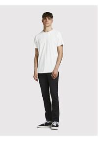 Jack & Jones - Jack&Jones T-Shirt Basher 12182498 Biały Regular Fit. Kolor: biały. Materiał: bawełna