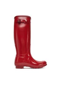 Hunter Kalosze Original Gloss WFT1000RGL Czerwony. Kolor: czerwony. Materiał: kauczuk