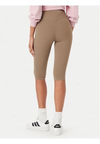 Adidas - adidas Legginsy Optime Contour Workout KV7456 Khaki Slim Fit. Kolor: brązowy. Materiał: syntetyk #5