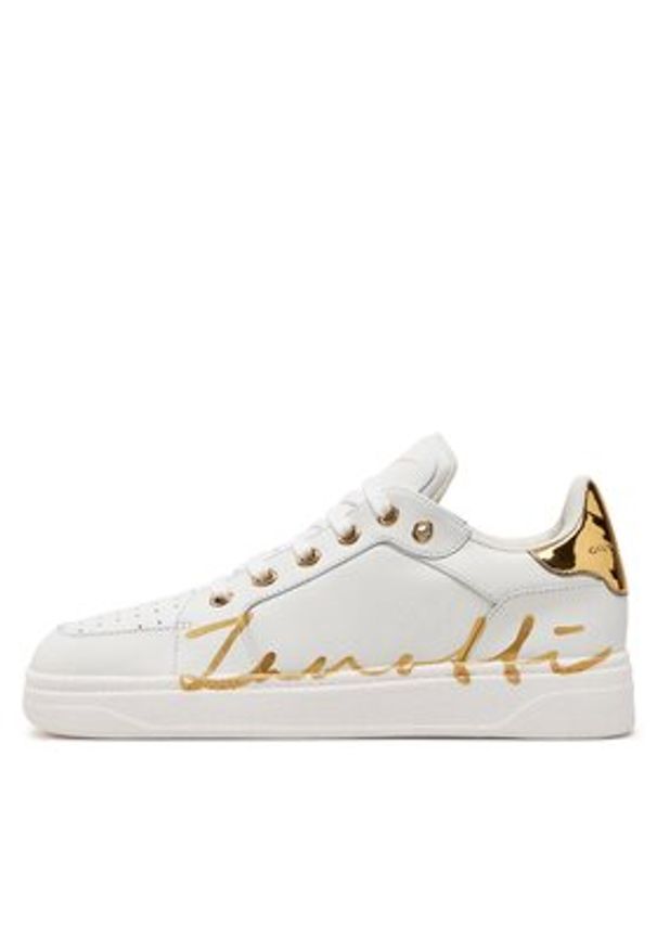 Giuseppe Zanotti Sneakersy RM40006 Biały. Kolor: biały. Materiał: skóra