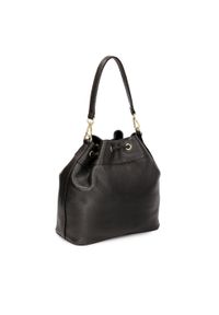 Kazar - Skórzana torebka typu worek. Kolor: czarny. Materiał: skórzane #2