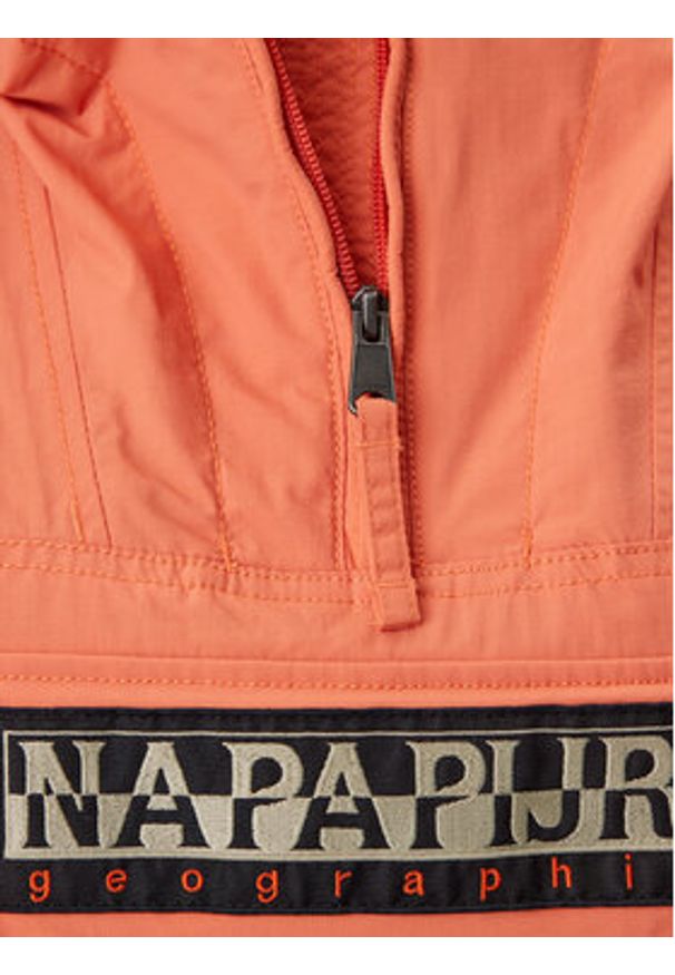 Napapijri Kurtka anorak Rainforest NP0A4G7F Pomarańczowy Regular Fit. Kolor: pomarańczowy. Materiał: syntetyk