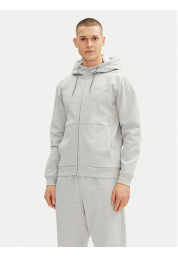 EA7 Emporio Armani Dres 7M000243 AF10377 O8002 Szary Regular Fit. Kolor: szary. Materiał: bawełna