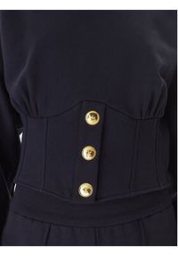 Pinko - PINKO Bluza Mantovana 105612 A2TC Granatowy Regular Fit. Kolor: niebieski. Materiał: bawełna #5