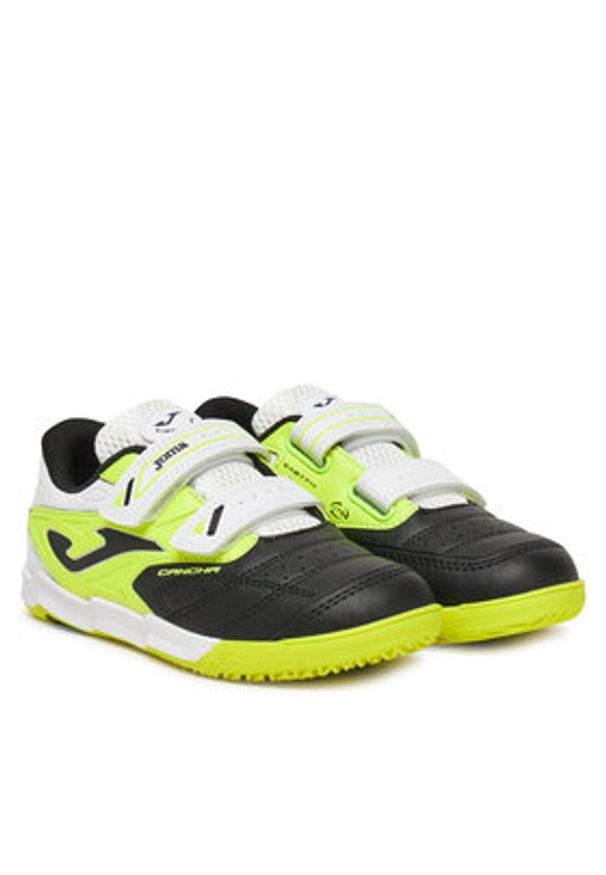 Joma Buty do piłki nożnej Cancha Jr 2501 CAJS2501INV Czarny. Kolor: czarny. Materiał: skóra
