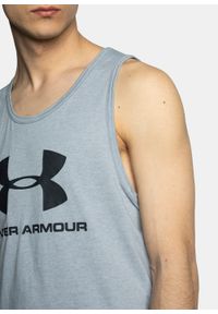 Koszulka treningowa męska szara Under Armour Sportstyle. Kolor: szary. Sport: turystyka piesza #2