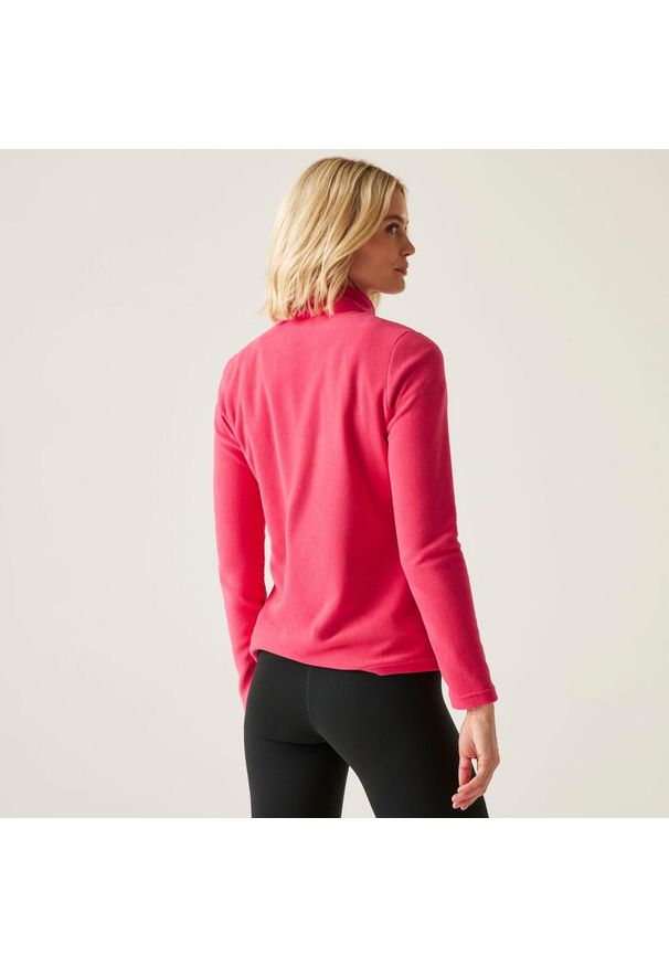 Regatta - Damski lekki polar turystyczny Sweethart z zamkiem błyskawicznym do połowy. Kolor: różowy. Materiał: polar. Sport: turystyka piesza