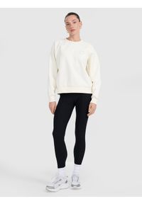 4f - 4F Legginsy z prążkowanej dzianiny damskie - czarne XS. Okazja: na co dzień, na spacer. Stan: podwyższony. Kolor: czarny. Materiał: prążkowany, dzianina. Długość: długie. Wzór: prążki. Styl: casual. Sport: turystyka piesza, fitness