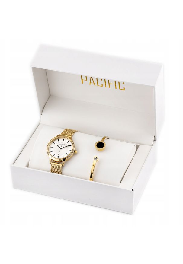Zegarek Pacific ZEGAREK DAMSKI PACIFIC X6167-03 - komplet prezentowy