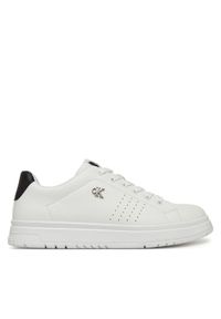 Calvin Klein Jeans Sneakersy V3X9-82085-1355X002 Biały. Kolor: biały. Materiał: skóra