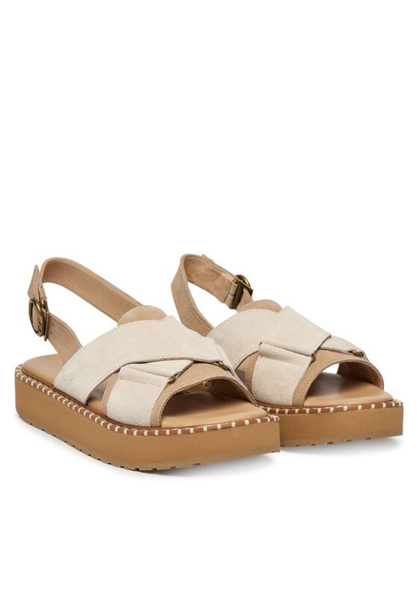 EMU Australia Sandały Morna W13284 Biały. Kolor: biały. Materiał: materiał