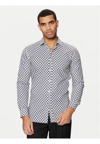 Hugo - HUGO Koszula Elisha02 50534076 Czarny Extra Slim Fit. Kolor: czarny. Materiał: bawełna