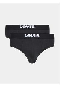 Levi's® Komplet 2 par slipów 37149-0803 Czarny. Kolor: czarny. Materiał: bawełna
