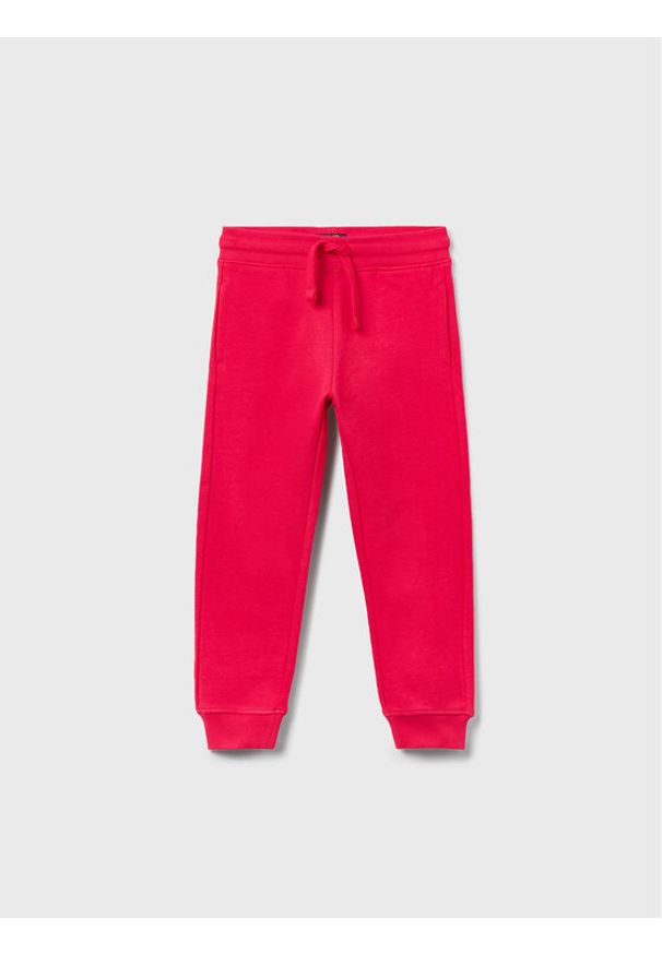 OVS Spodnie dresowe 1593672 Różowy Regular Fit. Kolor: różowy. Materiał: bawełna