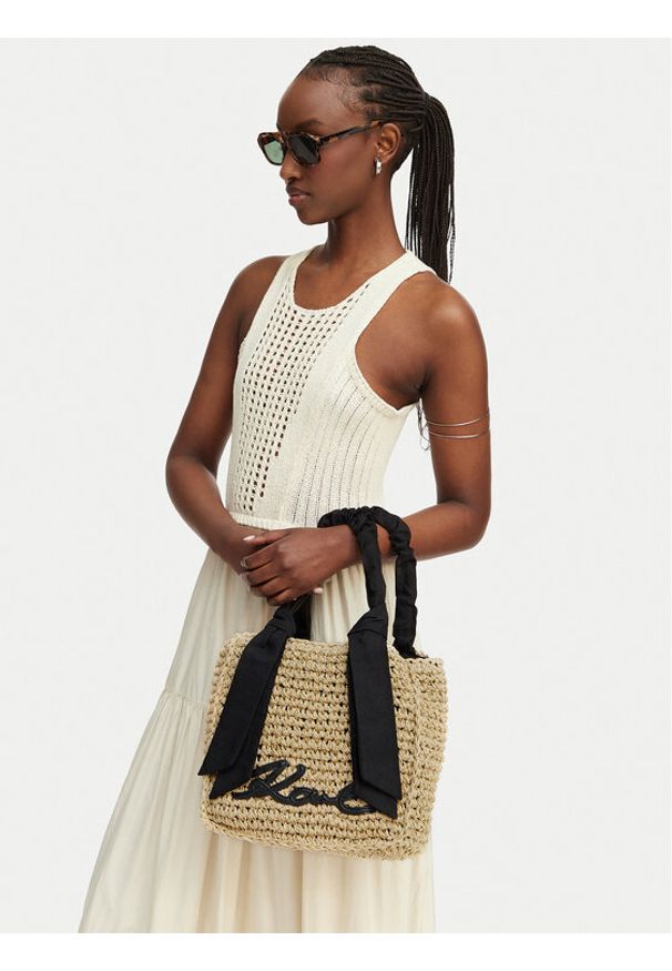 Karl Lagerfeld - KARL LAGERFELD Torebka B2W46073 Beżowy. Kolor: beżowy