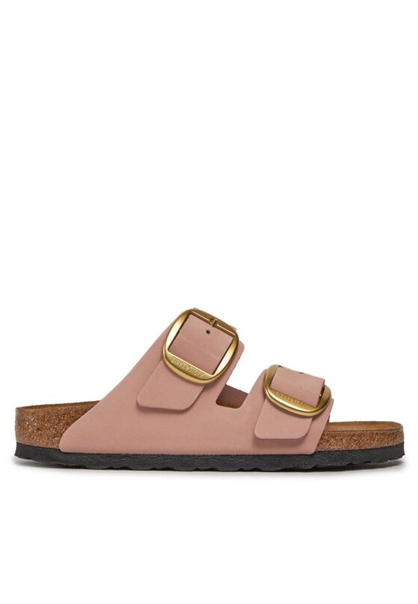 Birkenstock Klapki Arizona 1026583 Różowy. Kolor: różowy. Materiał: nubuk, skóra