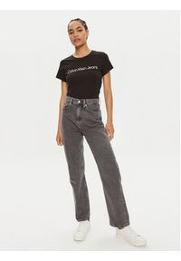 Calvin Klein Jeans Komplet 2 t-shirtów J20J220161 Czarny Slim Fit. Kolor: czarny. Materiał: bawełna #8