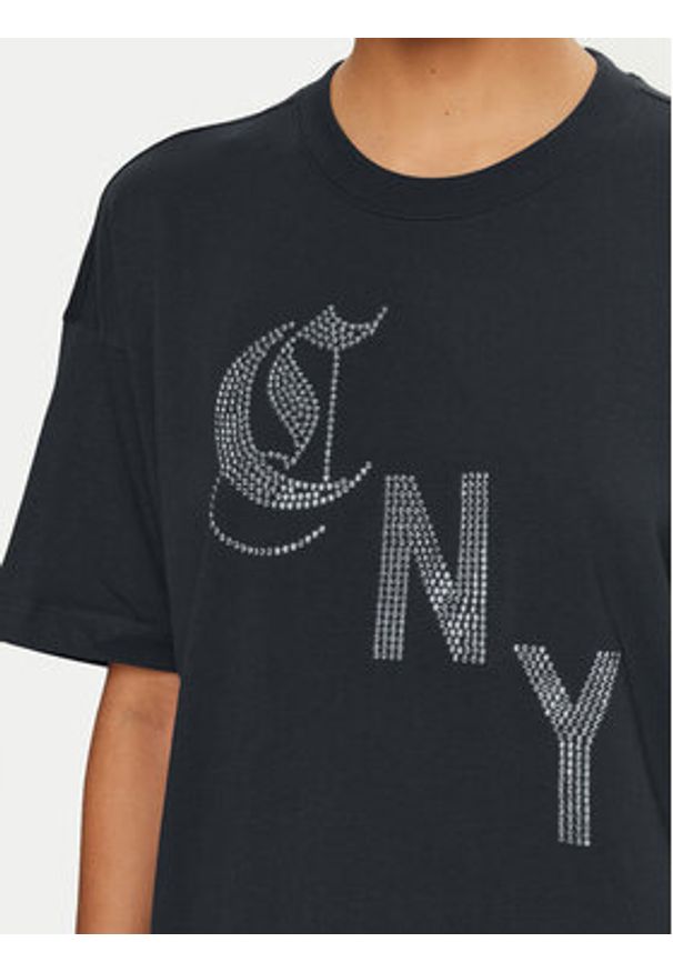 Champion T-Shirt 117473 Szary Loose Fit. Kolor: szary. Materiał: bawełna