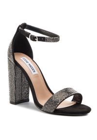 Sandały Steve Madden Carrson-R M11000371-02003-00G Black Crystal. Kolor: srebrny #1