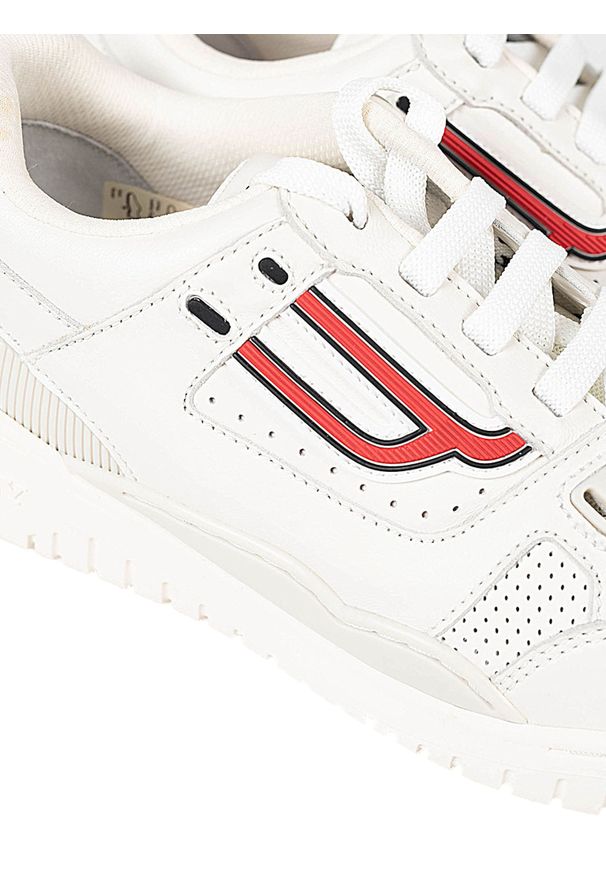 Bally Sneakersy Kuba-W | 6228585 | Kuba-W | Kobieta | Biały. Kolor: biały. Materiał: materiał, skóra. Wzór: aplikacja