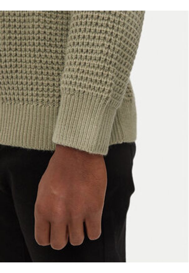 INDICODE Sweter Brockly 35-821 Beżowy Regular Fit. Kolor: beżowy. Materiał: syntetyk