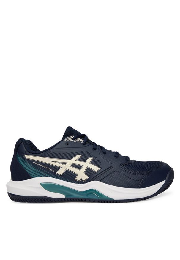 Asics Buty do tenisa Gel-Dedicate 9 Clay 1041A547 Granatowy. Kolor: niebieski. Materiał: skóra. Sport: tenis