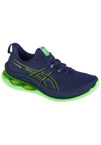 Buty do biegania Asics Gel-Kinsei Max 1011B696-401 niebieskie. Zapięcie: sznurówki. Kolor: niebieski. Materiał: guma, syntetyk, materiał, tkanina. Szerokość cholewki: normalna. Sport: fitness