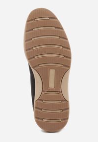 Born2be - Czarne Sznurowane Półbuty Zdobione Drobną Perforacją Dimates. Okazja: na co dzień, na spotkanie biznesowe, do pracy. Kolor: czarny. Materiał: jeans. Wzór: aplikacja. Styl: casual, biznesowy, klasyczny #3