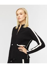 Deha - DEHA - Czarny dzianinowy sweter. Kolor: czarny. Materiał: dzianina. Styl: klasyczny, sportowy, elegancki #5