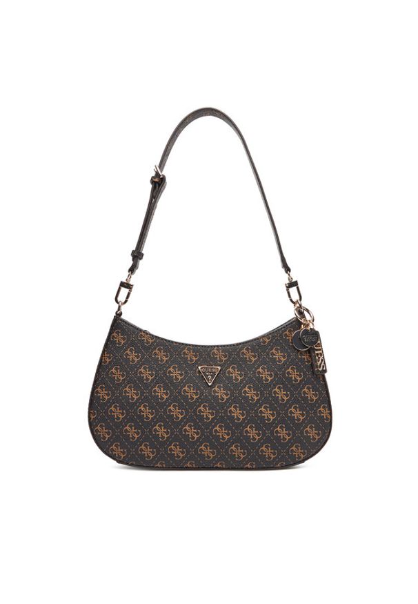 Guess Torebka Noelle II HWQG96 72180 Brązowy. Kolor: brązowy. Materiał: skórzane