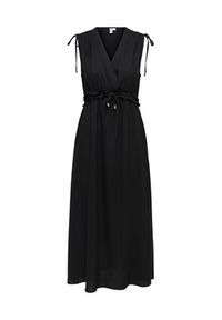 only - ONLY Sukienka letnia Goa 15363694 Czarny Regular Fit. Kolor: czarny. Materiał: len. Sezon: lato #6