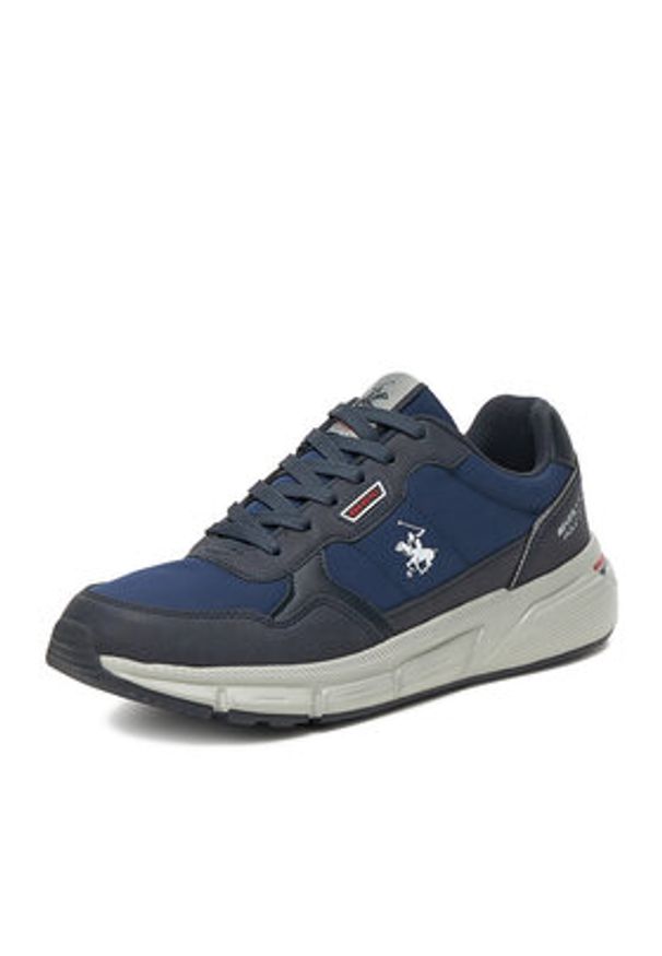 Beverly Hills Polo Club Sneakersy CEO-V5-MARCO Granatowy. Kolor: niebieski. Materiał: materiał