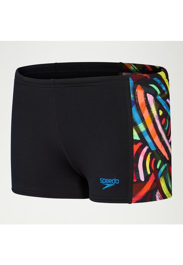 Spodenki kąpielówki dla dzieci Speedo Digital. Kolor: pomarańczowy, żółty, wielokolorowy, czarny. Materiał: poliester