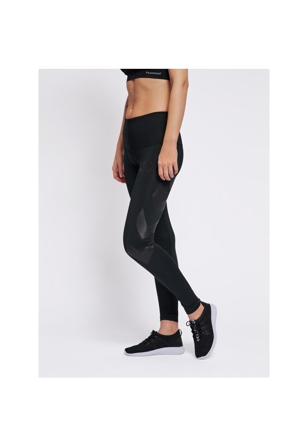 Damskie legginsy Hummel hmlparis high waist. Stan: podwyższony. Kolor: czarny. Sport: fitness