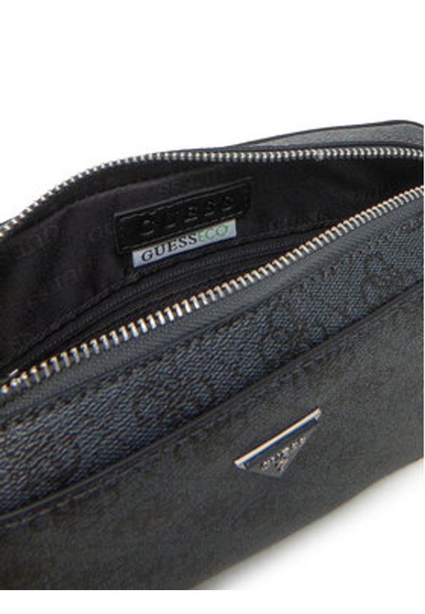 Guess Saszetka PMMILO P5245 Czarny. Kolor: czarny. Materiał: skóra