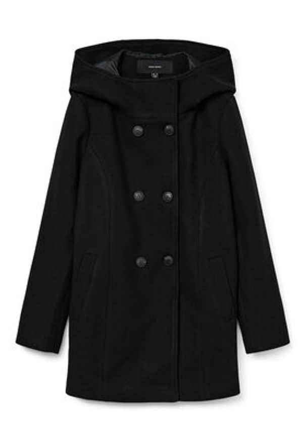 Vero Moda Płaszcz przejściowy Fortuneshila 10291044 Czarny Regular Fit. Kolor: czarny. Materiał: syntetyk