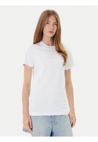 Pinko - PINKO T-Shirt Start 101752 A2RD Biały Regular Fit. Kolor: biały. Materiał: bawełna