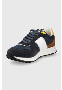 U.S. Polo Assn. sneakersy kolor granatowy. Nosek buta: okrągły. Zapięcie: sznurówki. Kolor: niebieski. Materiał: guma. Obcas: na obcasie. Wysokość obcasa: niski #3