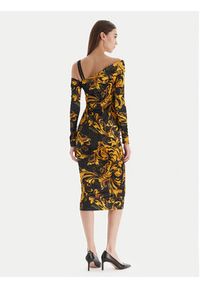 Versace Jeans Couture Sukienka koktajlowa 79HAO974 JS508 Czarny Slim Fit. Kolor: czarny. Materiał: syntetyk. Styl: wizytowy