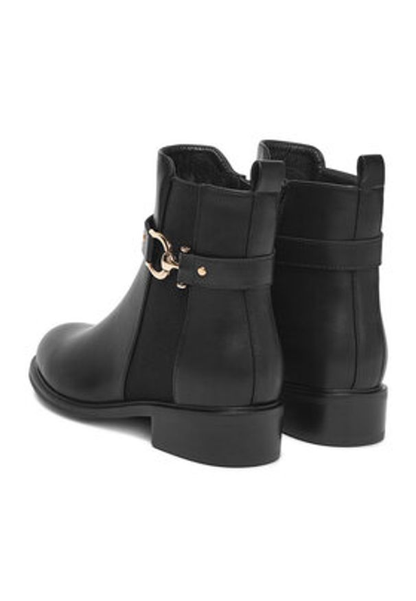 DeeZee Botki HX20207-291 Czarny. Kolor: czarny. Materiał: materiał, syntetyk