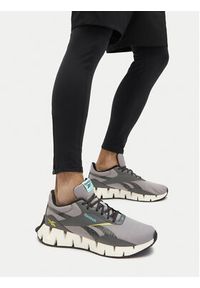 Reebok Buty do biegania ZIG DYNAMICA STR 100209976 Szary. Kolor: szary. Materiał: materiał