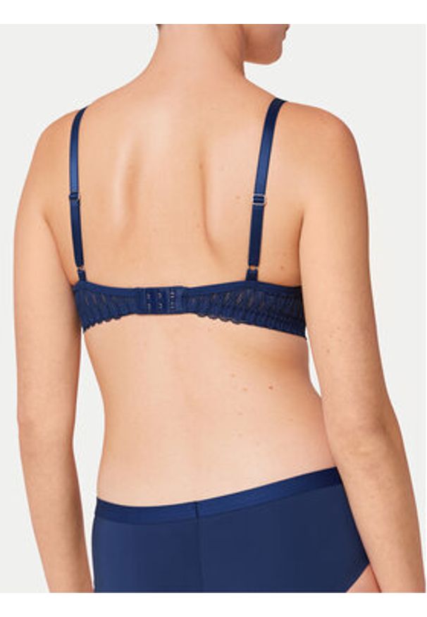 Triumph Biustonosz z fiszbiną Aura Spotlight 10216459 Niebieski. Kolor: niebieski. Materiał: syntetyk